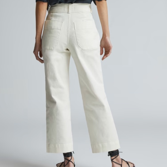 Everlane The Organic Straight-Leg Pant Bone - Picture 4 of 5